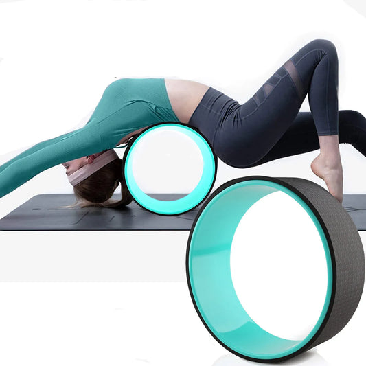 TPE Non-Slip Yoga Spine Roller Wheel for Back Pain Ain Relief and Improving Backbends & Flexibility