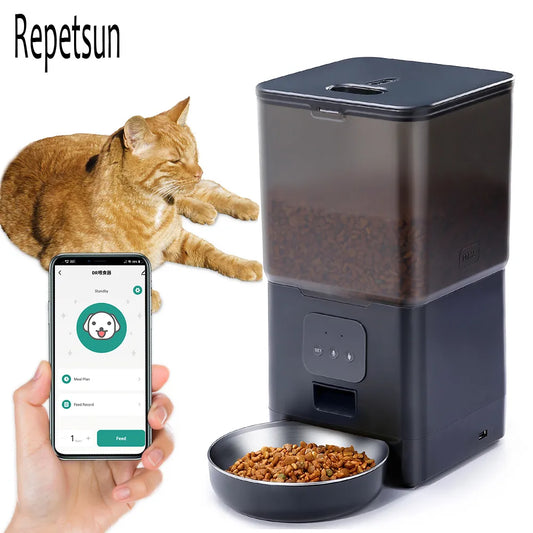 Smart APP Pet Food Automatic Dispenser for Remote Feeding