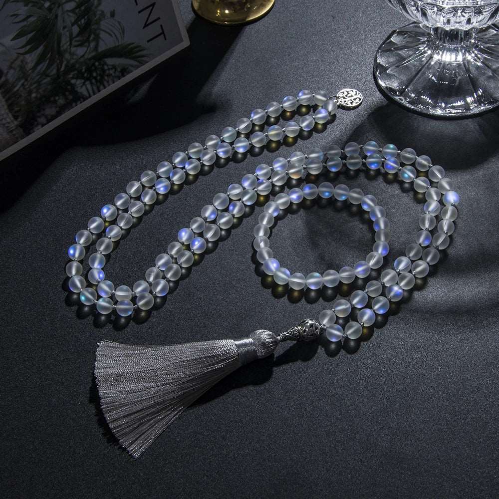 Austrian Crystal Mala Bead Necklace