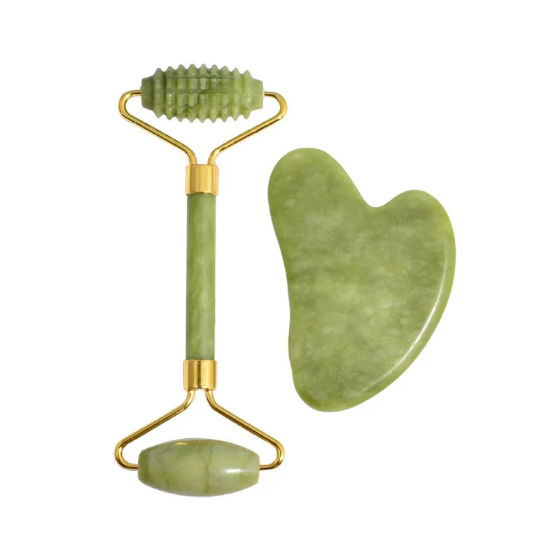 Gua Sha Jade Massagers & Mask For Face & Body