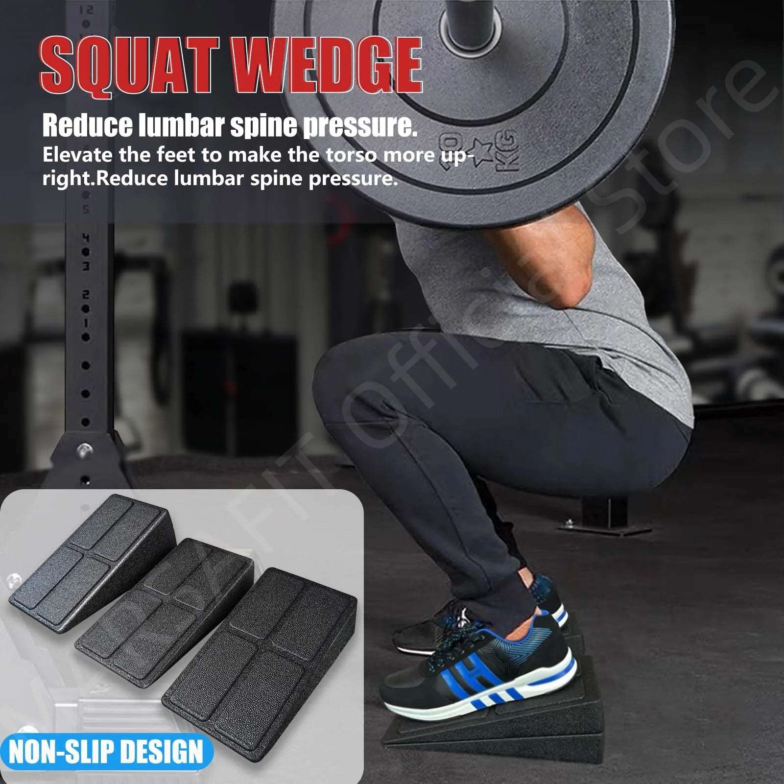 Adjustable Yoga Wedge Stretch Slant Board to Improve Lower Leg Strength