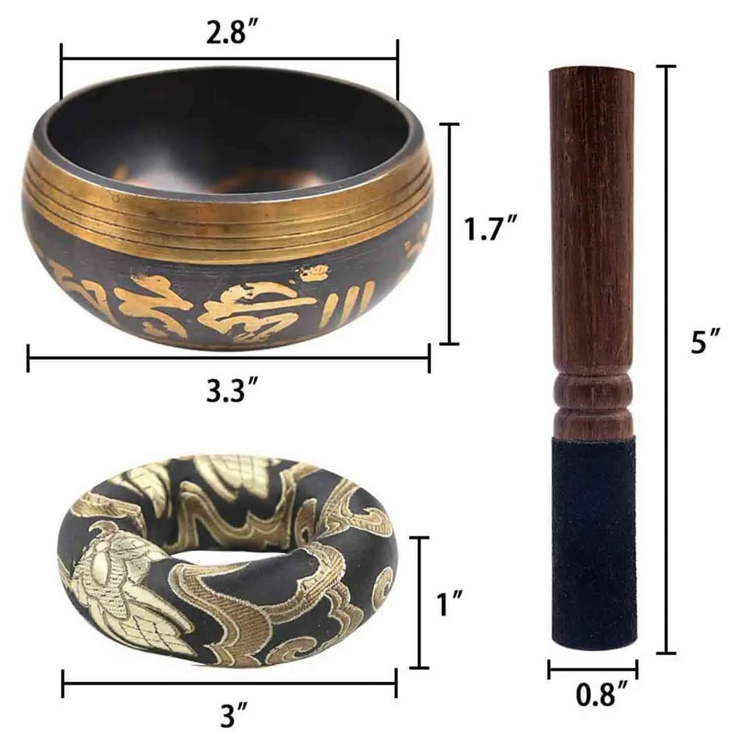 Tibetan Singing Bowls for Meditation, Yoga & Sound Healing