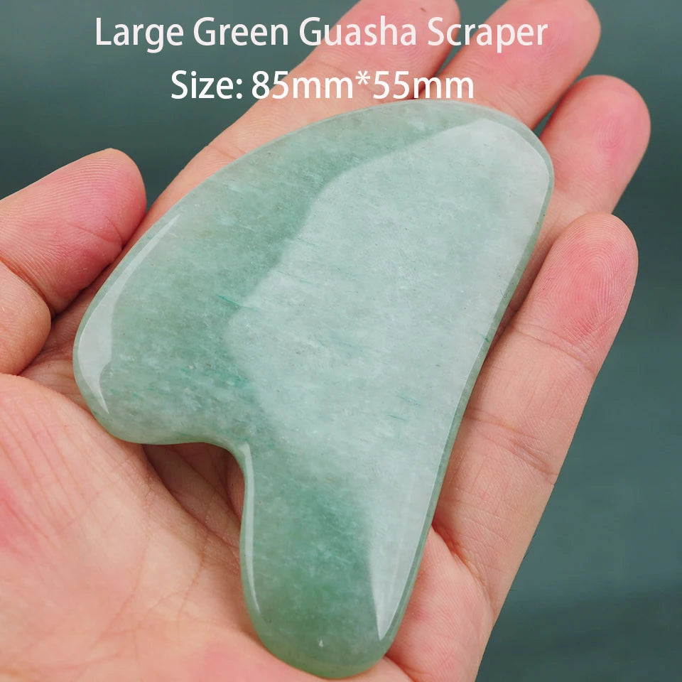 Natural Jade Stone Gua Sha Massage Scraper