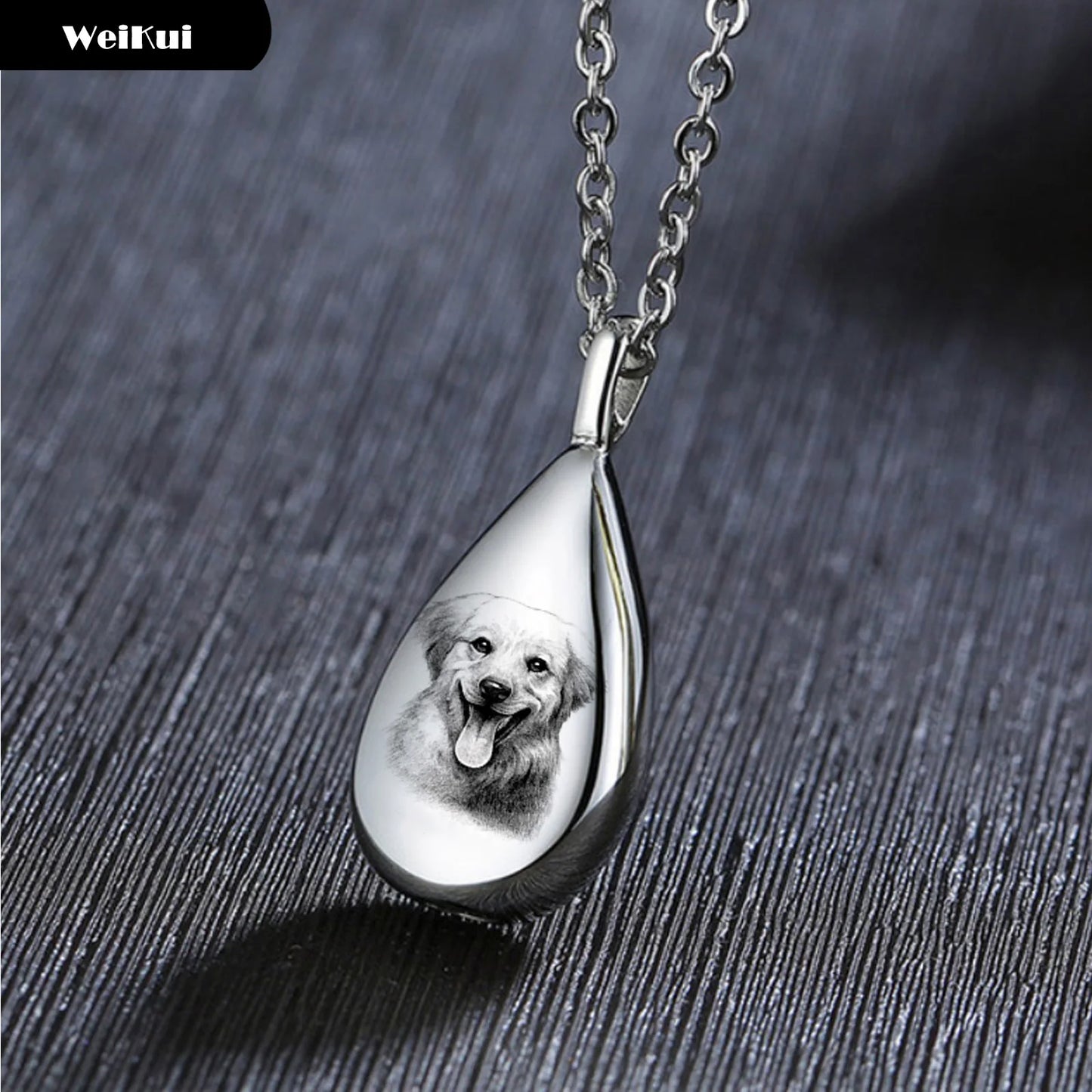 Pet Memorial Water Drop Necklace