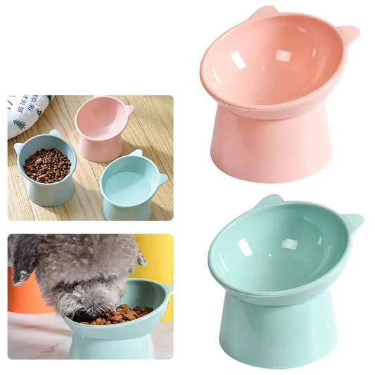 45°Neck Protector High Pet Food Bowl