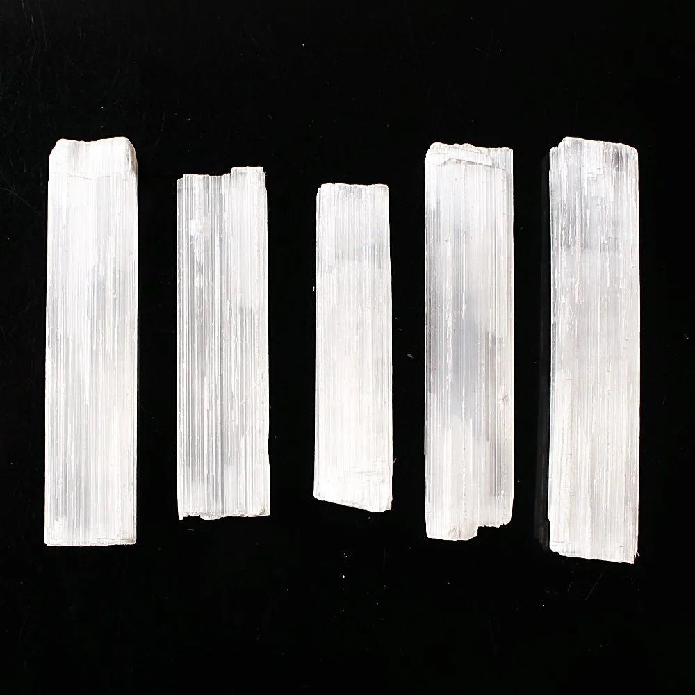 Natural Gypsum, White Selenite Wands